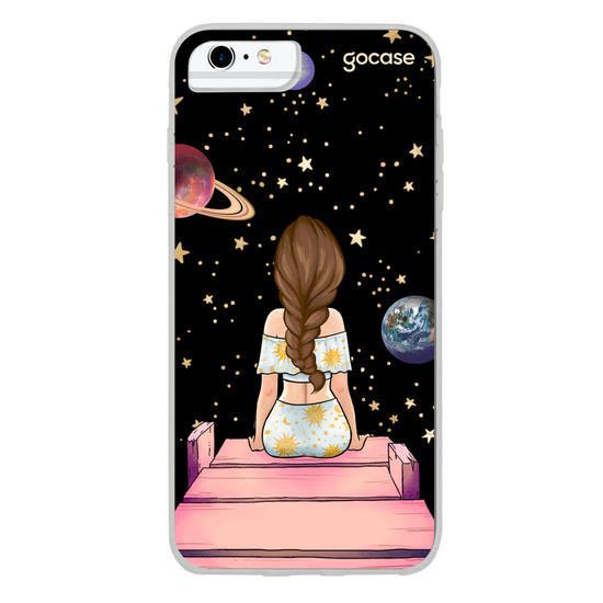 Capa Gocase iPhone 6 Plus/6s Plus - Garota Universo | Giuliana Flores