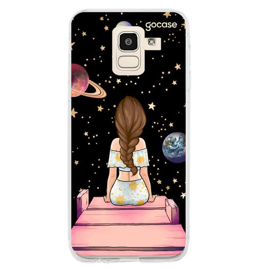 Capa Gocase Samsung Galaxy J6 - Garota Universo | Giuliana Flores