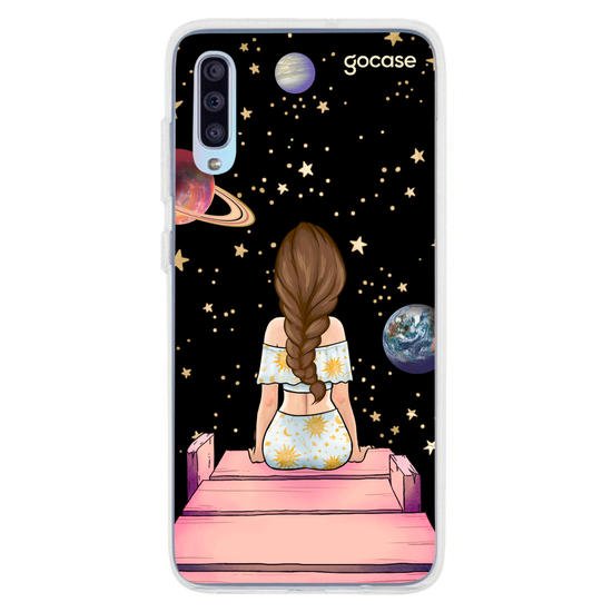 Capa Gocase Samsung Galaxy A70 - Garota Universo | Giuliana Flores