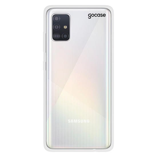 Capa Gocase Samsung Galaxy A51 - Clear Logo Black | Giuliana Flores