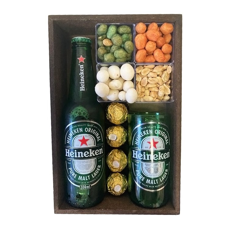 Cerveja Heineken em Box Luxo