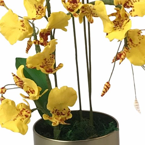 Orquídea Chuva de Ouro Artificial Lindo Presente | Giuliana Flores