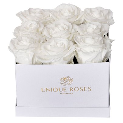 CLASSIC- Rosas Brancas/ Caixa Bright White