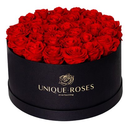 PREMIUM- Rosas Vermelhas/ Caixa Los Angeles Black