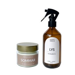 Imagem de Kit Combo Vela Aromática e Aromatizador de Ambiente de Bergamota