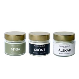 Imagem de Kit Combo 3 Velas Aromáticas de Aroma Marinho, Amêndoas com Flor de Laranjeira e Lavanda