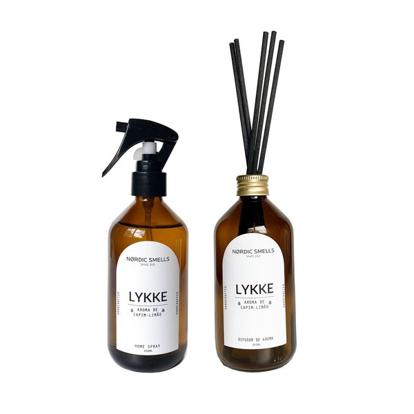 Kit Combo Aromatizador e Difusor de Ambiente de Capim-limão