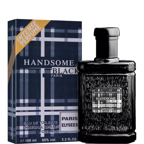 Handsome Black Paris Elysees Eau de Toilette - Perfume 100ml