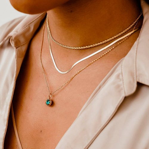 Colar Choker Malha Italiana