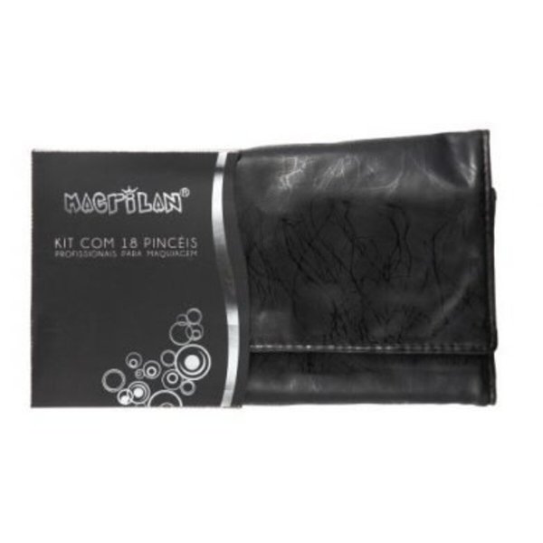 Macrilan Kit com 18 pincéis para maquiagem KP3-8A