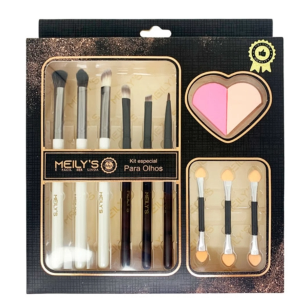 Meily's Kit de Pincéis Com 11 Peças MKP-171