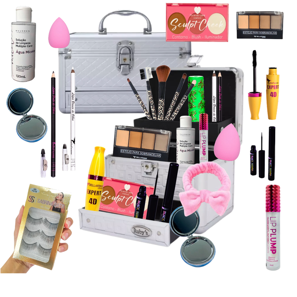 Maleta De Maquiagem Completa Rubys Essencial