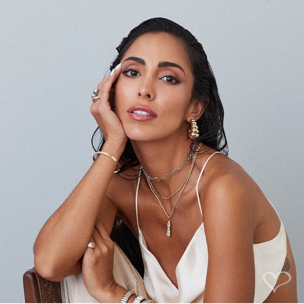 COLAR JADE AMÉM ZIRCÔNIAS FOLHEADO A OURO 18K
