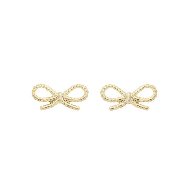 BRINCO NAT LACINHO FOLHEADO A OURO 18K