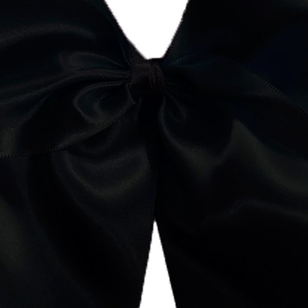 Laço de Cetim Preto Personalize 1 Unid