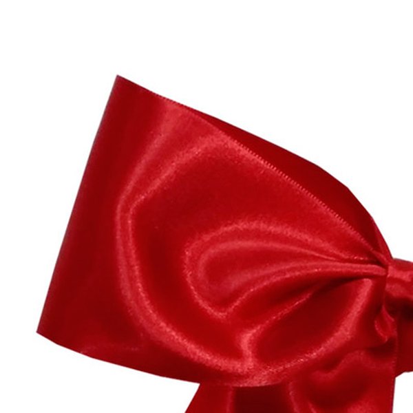 Laço de Cetim Vermelho Personalize 1 Unid