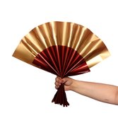 Papel Dupla Face Dourado/Vermelho Personalize 68x80cm 1 Unid