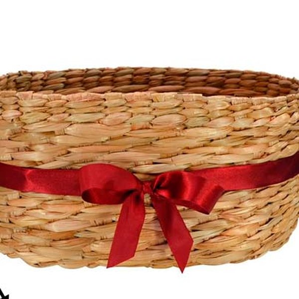 Cesta Palha Oval M 10 unidades (L32X A14X C21CM