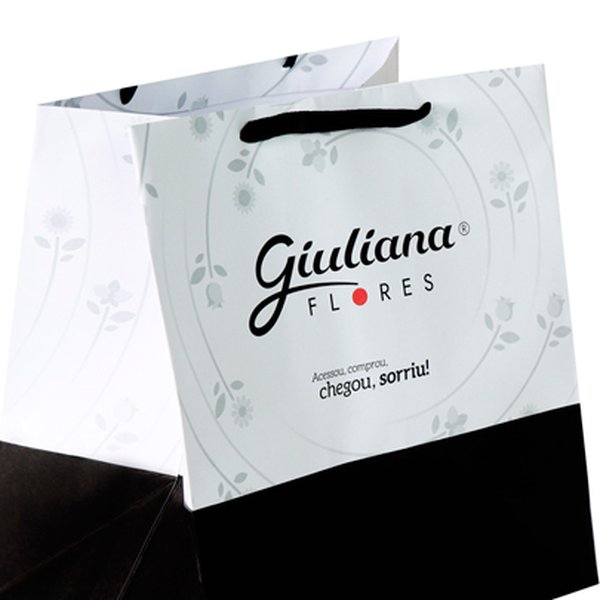 Combo 100 Sacolas GF Padrão Pequena (L24x A24x C18)cm