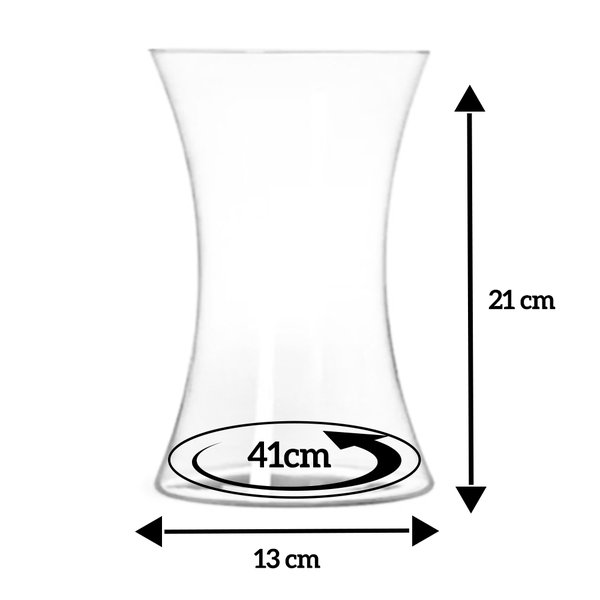 Caixa com 24 Unidades Vaso Espiral Pequeno (A21x L41 x P13) cm