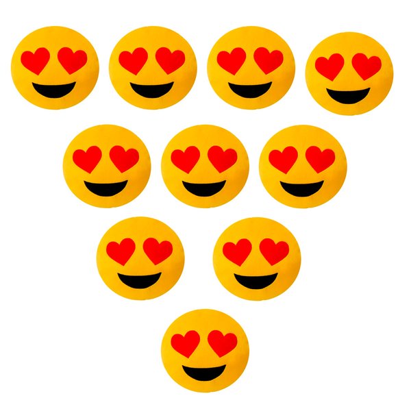 Combo 10 EMOJI APAIXONADA (A20x L20 x P20)cm