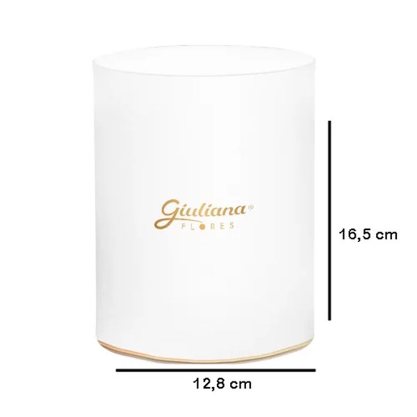 Caixa com  25 unidades Tubo Branco c/logo(A16,5x L12,8x P12,8)cm