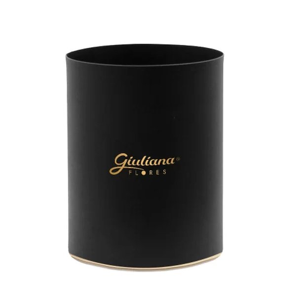 Caixa com  25 unidades Tubo Preto c/logo (A16,5x L12,8 x P12,8)cm