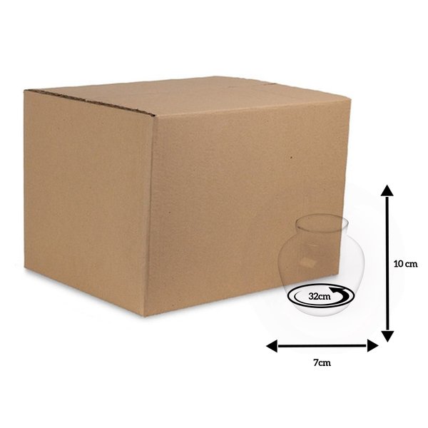 Caixa com 60 Unidades Vaso Pêra Pequeno (A10X L32X P7) cm