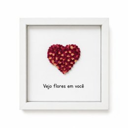 Imagem de Quadro Vejo Flores em Você 