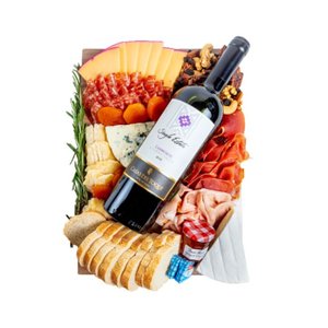 Imagem de Tábua de Queijo e Vinho com Frios no Box