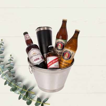 Kit Balde de Cervejas com Copo Premium