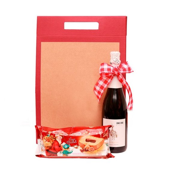 Kit de Natal Espumante e Bolo Natalino
