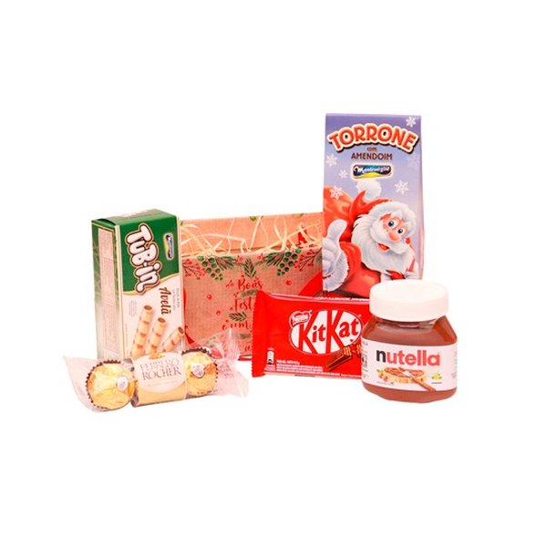 Cesta de Natal Amor Por Chocolates