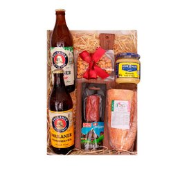 Imagem de Cesta Alemanha de Cervejas Importada Salame
