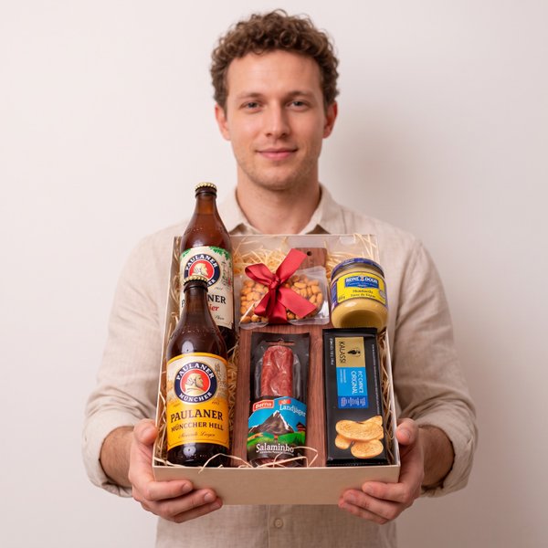 Cesta Alemanha de Cervejas Importada Salame