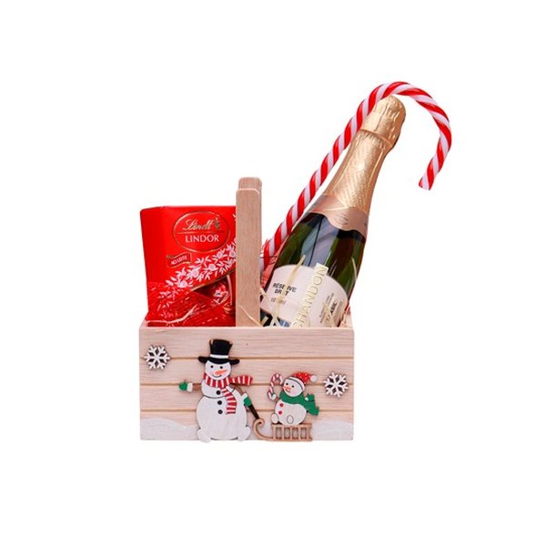 Kit de Natal Fofura Espumante Baby Chandon e Lindt