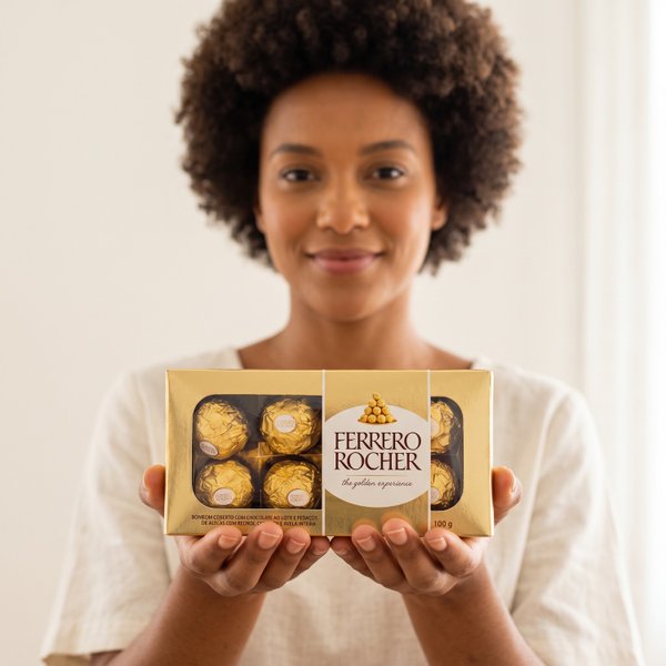 Caixa de Bombom Ferrero Rocher 100g