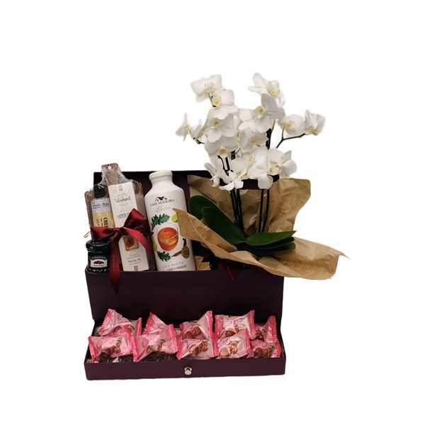 Caixa Mulher de Orquídea e Delicias