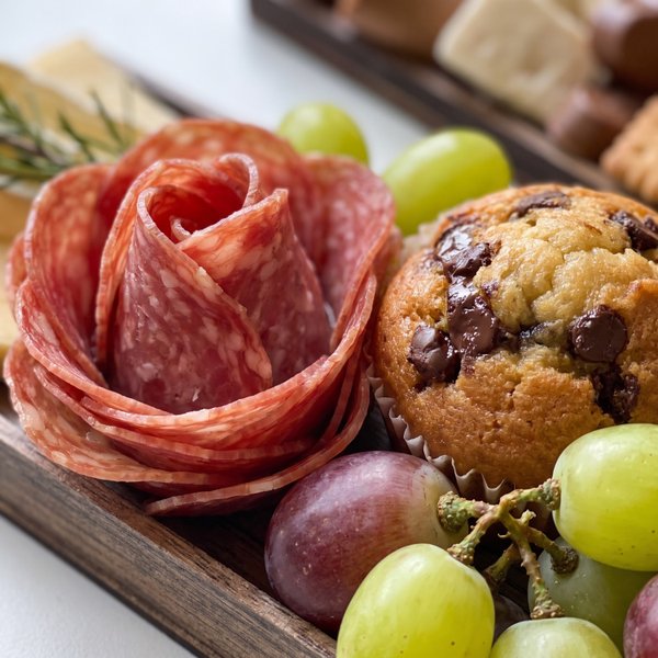 Café da Manhã Gourmet de Queijos e Frios Letra M 