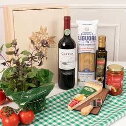 Imagem de Cesta do Chef Vinho Catena e Macarrão