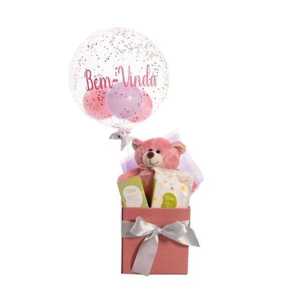 Cesta de Maternidade Welcome - Bebê Menina