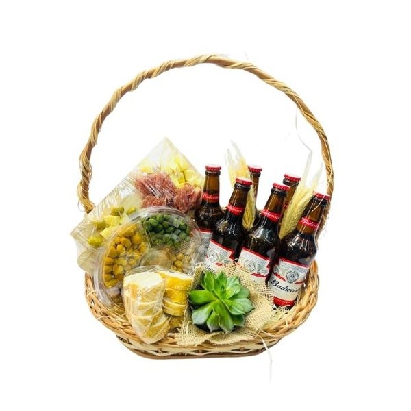  Cesta Cerveja, Suculenta e Budweiser