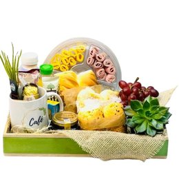 Imagem de Bandeja Café com Suculenta 