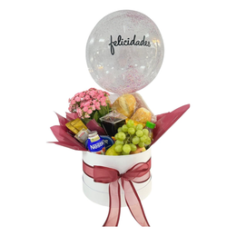 Imagem de Cesta Café da Manhã e Tarde com Kalanchoe