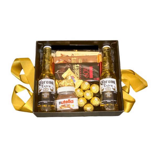 Cesta de Presente Cerveja e Bombons