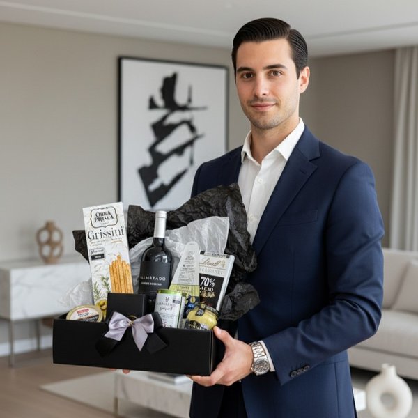 Cesta de Presente Gourmet Black Pepper Selection