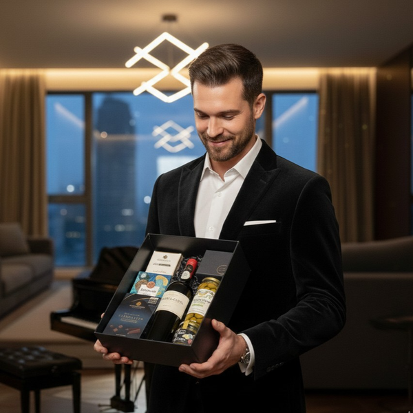 Cesta de Presente Gourmet Estrela de Mendoza