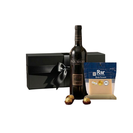 Imagem de Presente Gourmet Vinho Pata Negra com Parmesão e Bombo