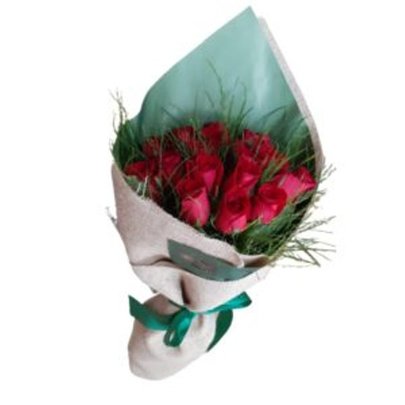 Ramalhete com 15 rosas vermelhas