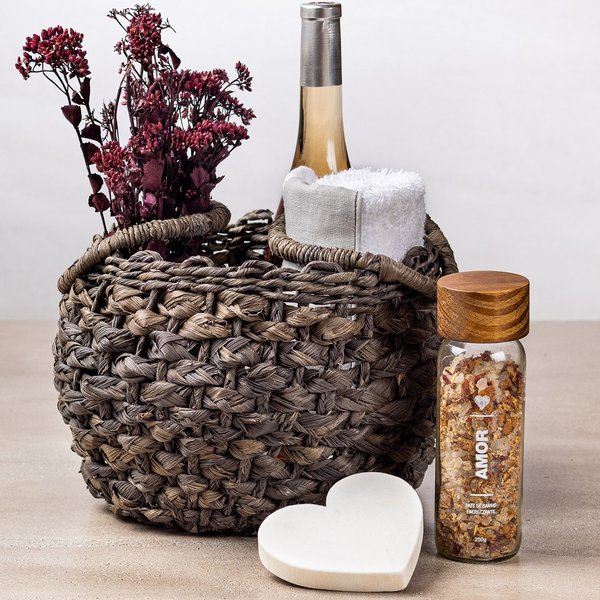 Cesta Vinho e Amor